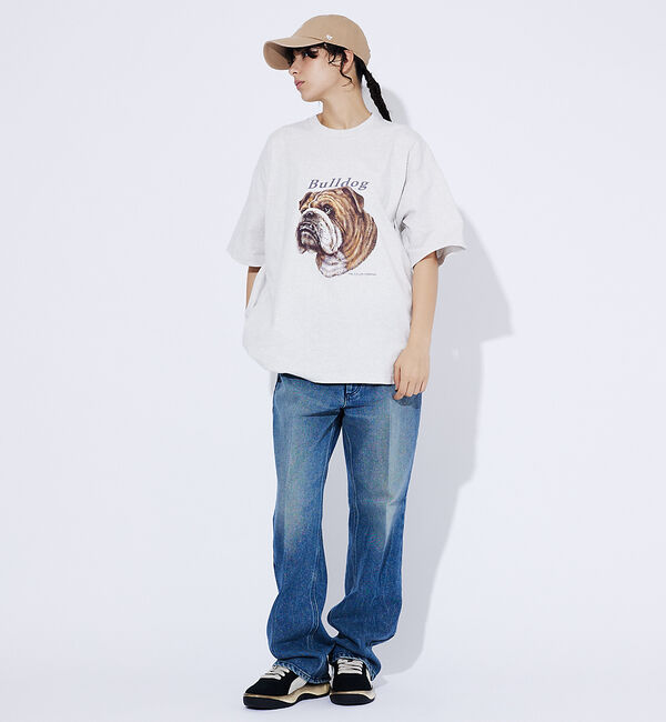 ABAHOUSE「【LEE/リー】　BULLDOG PRINT TEE /ブルドッグプリントTシャ」|Tシャツ・カットソー|