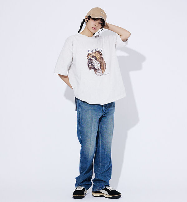 ABAHOUSE「【LEE/リー】　BULLDOG PRINT TEE /ブルドッグプリントTシャ」|Tシャツ・カットソー|