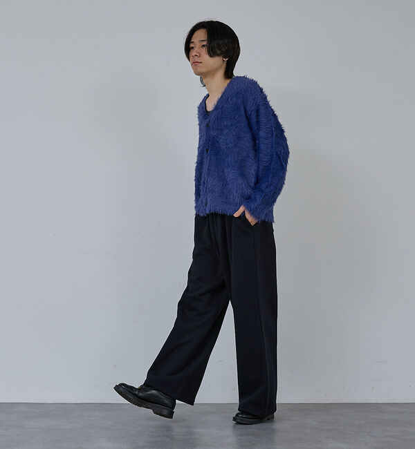 ABAHOUSE「【AH ABAHOUSE】ロングシャギー ニットカーディガン」|カーディガン|