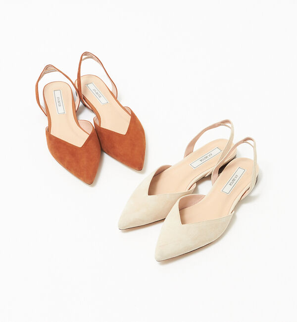 Rouge vif「バックストラップフラット」|パンプス|