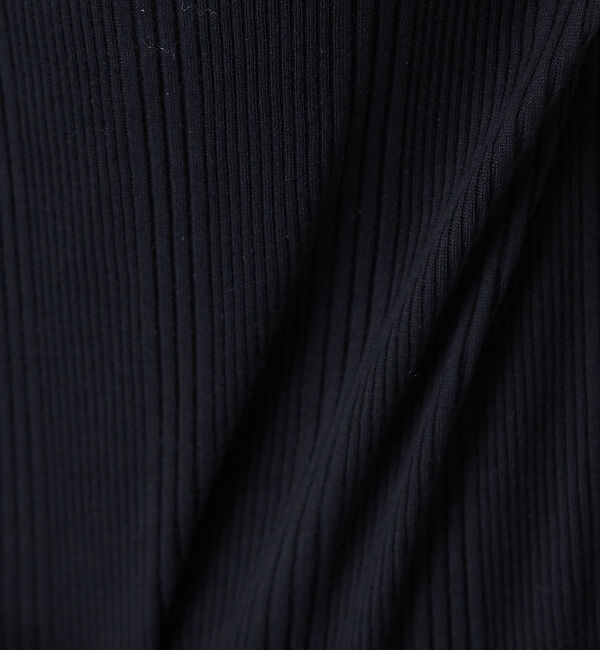 qualite「コットンランダムリブカーディガン」|カーディガン|