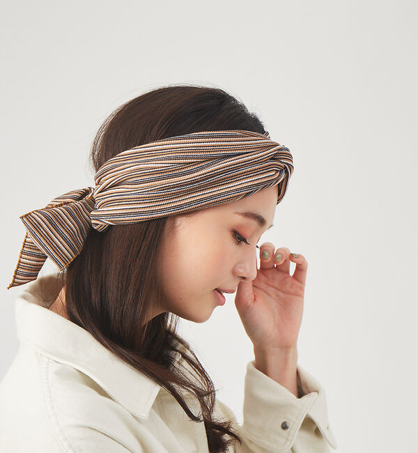 qualite「【La Maison de Lyllis】ヘアバンドBERBERE」|バンダナ・スカーフ|