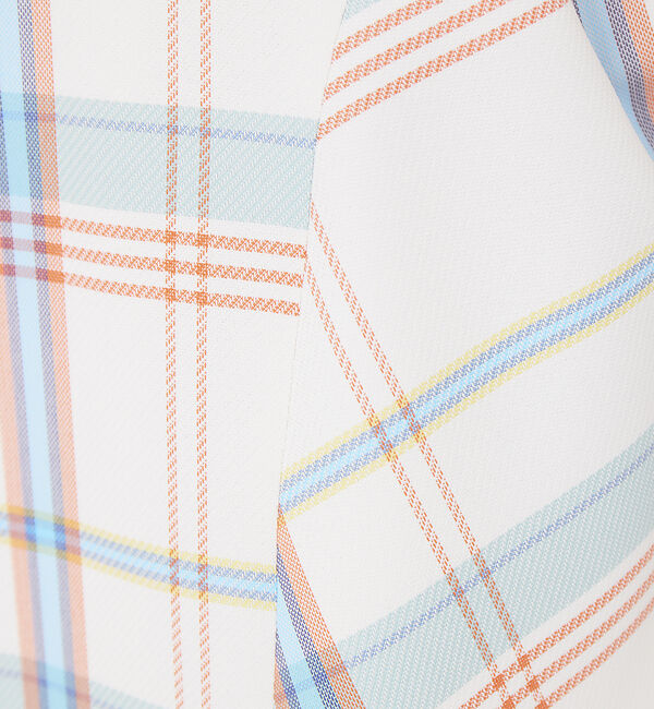 qualite「チェックフレアワンピース」|ワンピース|