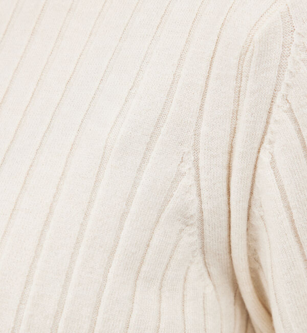 qualite「【23AW】アシメスヌードリブニット」|ニット・セーター|