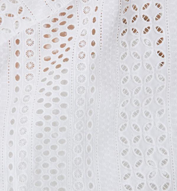 qualite「レースハーフスリーブシャツ」|シャツ・ブラウス|