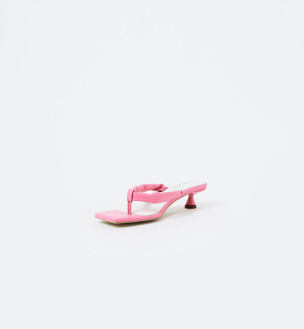 AU BANNISTER「【LAROUTE】チューブベルトトングサンダル」|サンダル|ピンク