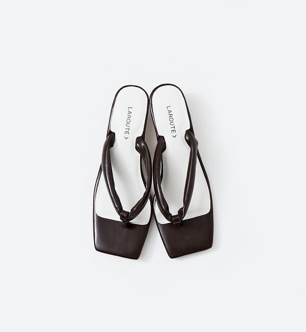 AU BANNISTER「【LAROUTE】チューブベルトトングサンダル」|サンダル|