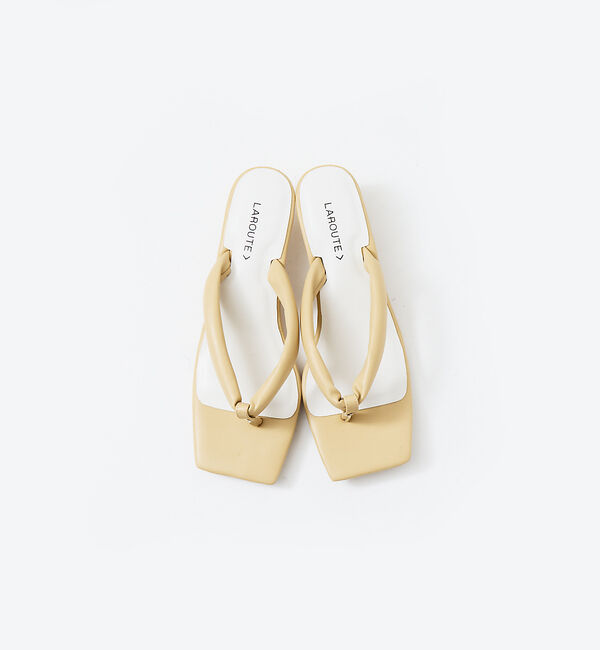 AU BANNISTER「【LAROUTE】チューブベルトトングサンダル」|サンダル|