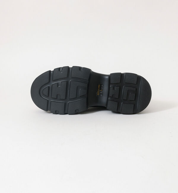 AU BANNISTER「【LAROUTE/軽量】フロントジップ 厚底ブーツ」|ショートブーツ|