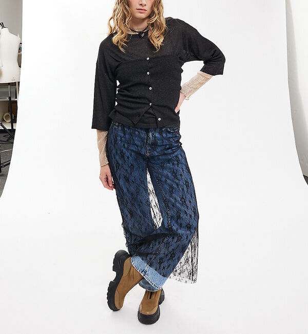 AU BANNISTER「【LAROUTE/軽量】フロントジップ 厚底ブーツ」|ショートブーツ|