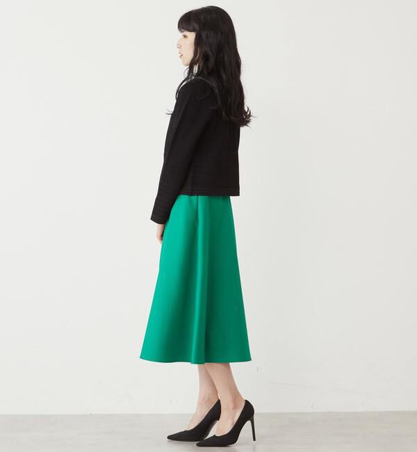 TIARA「ヘリンボーンショートカーディガン」|カーディガン|