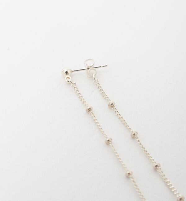 TIARA「【MAISON NO.8】ACC009-2 ポイントボールチェーンピアス」|ピアス|