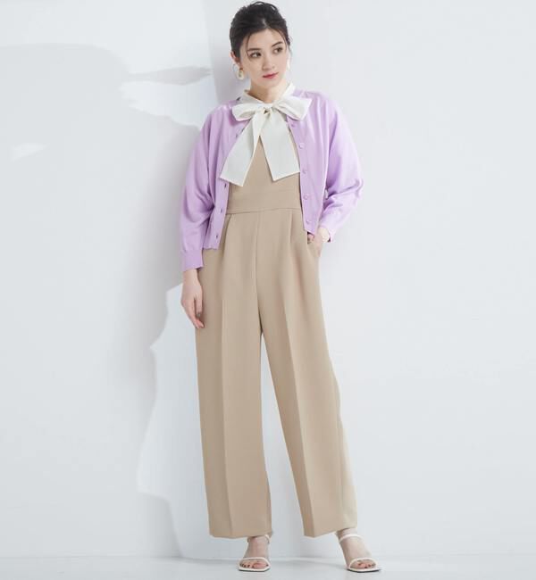 TIARA「バックチュールカーディガン」|カーディガン|