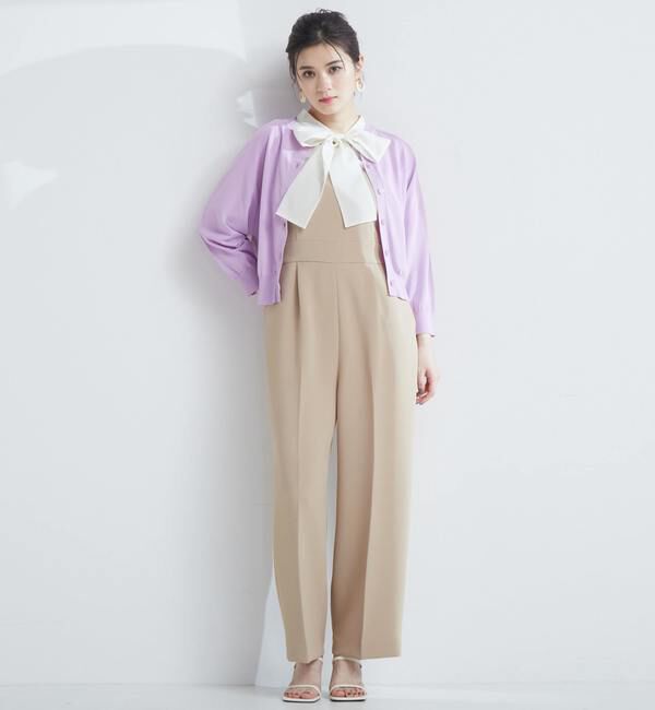 TIARA「バックチュールカーディガン」|カーディガン|