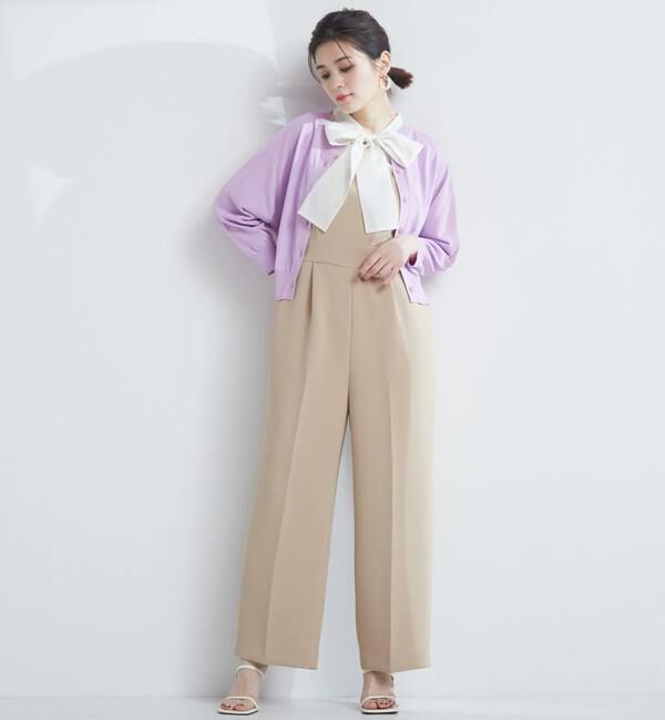 TIARA「バックチュールカーディガン」|カーディガン|