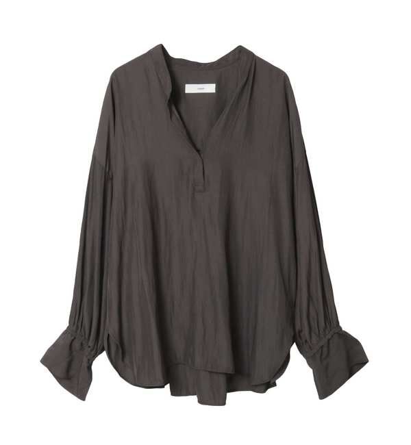 Liesse「割繊ギャザースキッパーブラウス」|シャツ・ブラウス|