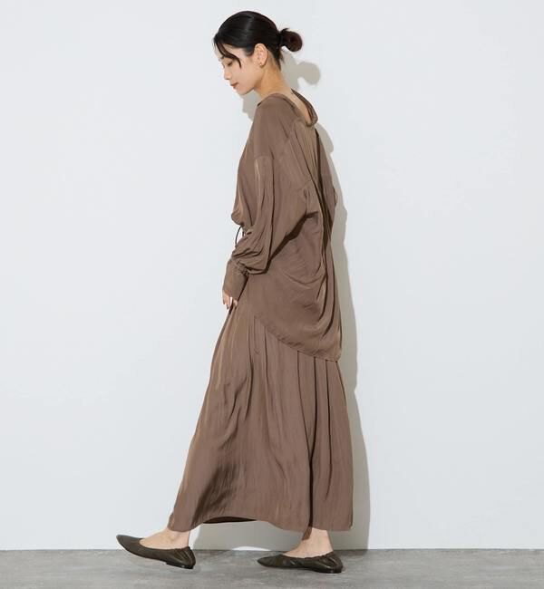 Liesse「割繊ギャザースキッパーブラウス」|シャツ・ブラウス|