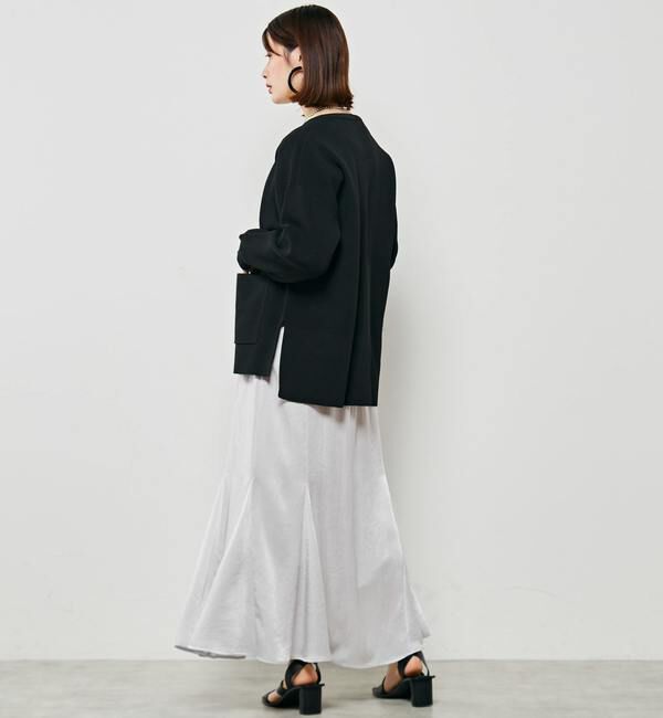Soffitto「サイドスリットオーバーサイズニットカーディガン」|カーディガン|