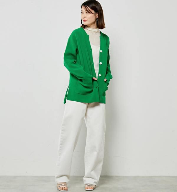Soffitto「サイドスリットオーバーサイズニットカーディガン」|カーディガン|