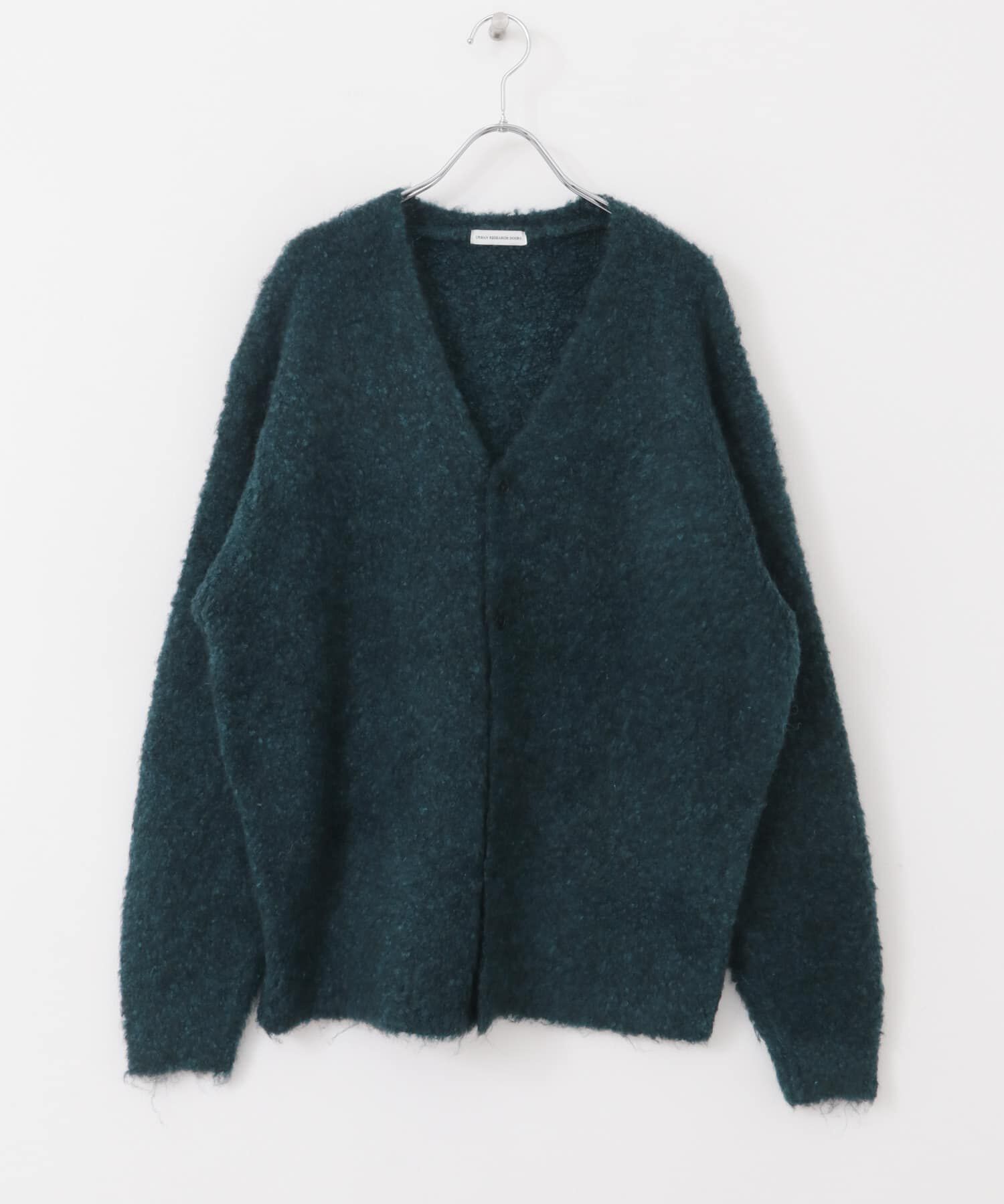 URBAN RESEARCH DOORS「MIXカラー ヘアリーニットカーディガン」|カーディガン|