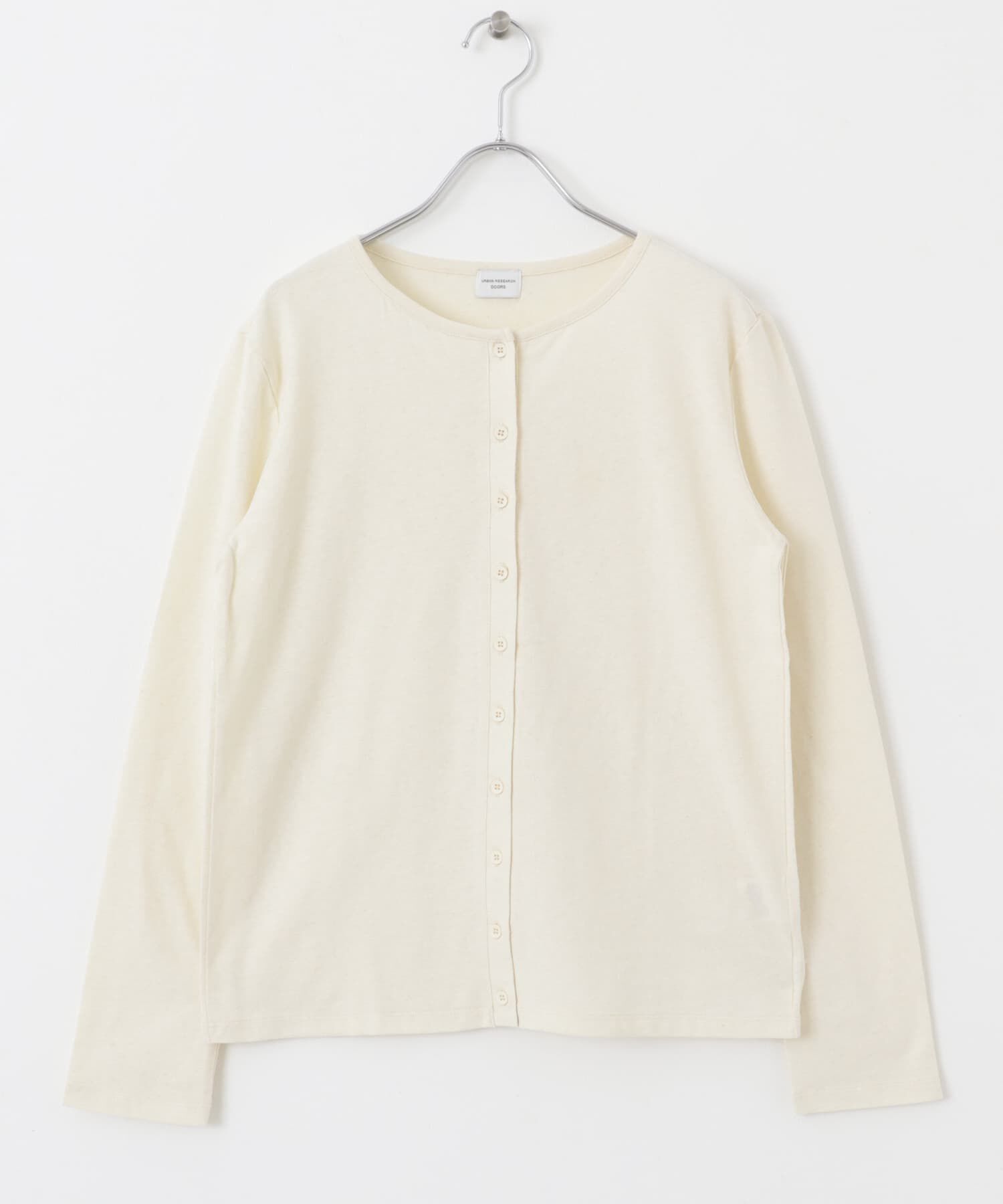 URBAN RESEARCH DOORS「コットンリネンカットカーディガン」|カーディガン|