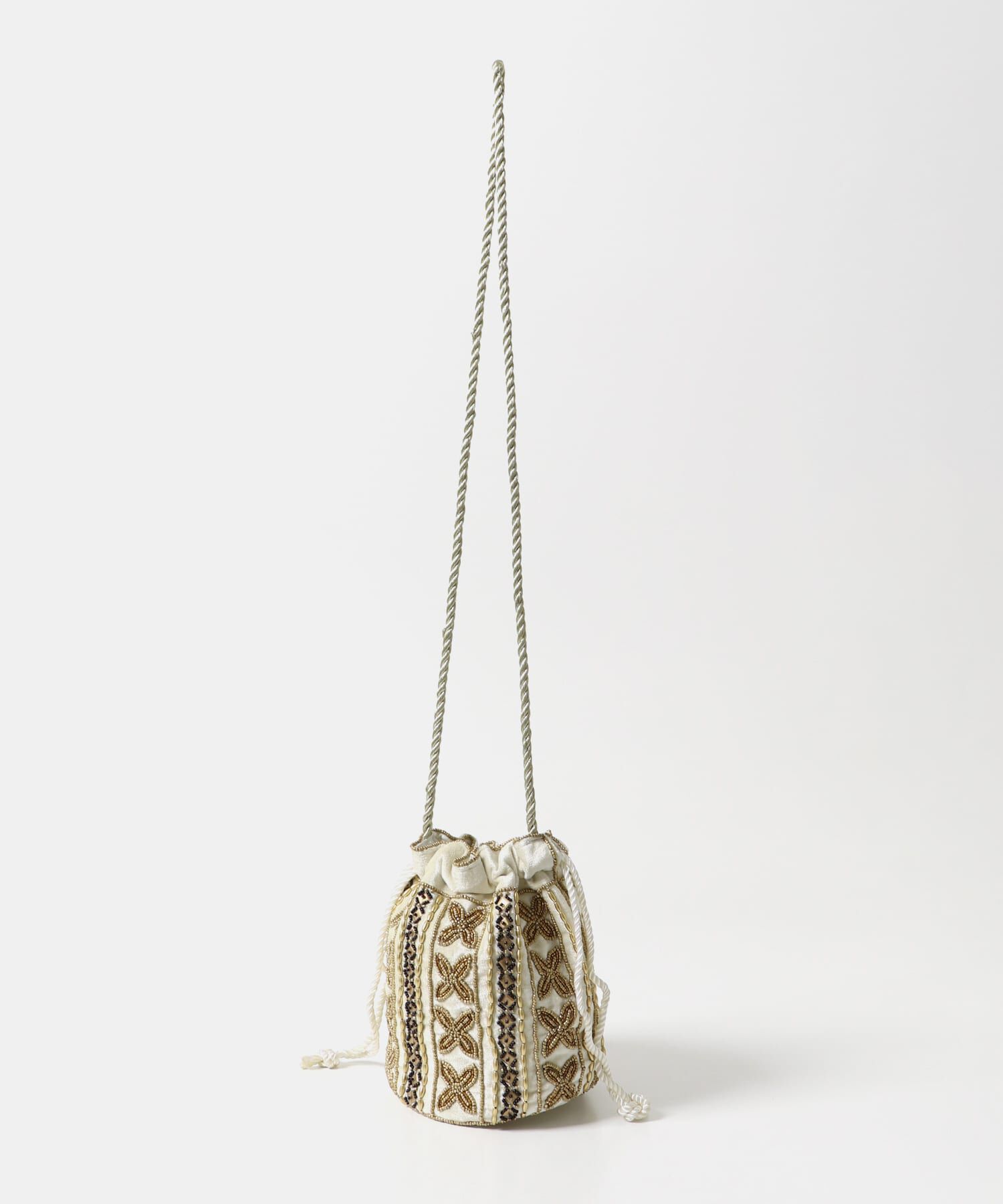 URBAN RESEARCH DOORS「インドビーズ巾着バッグ」|ショルダー・メッセンジャー|