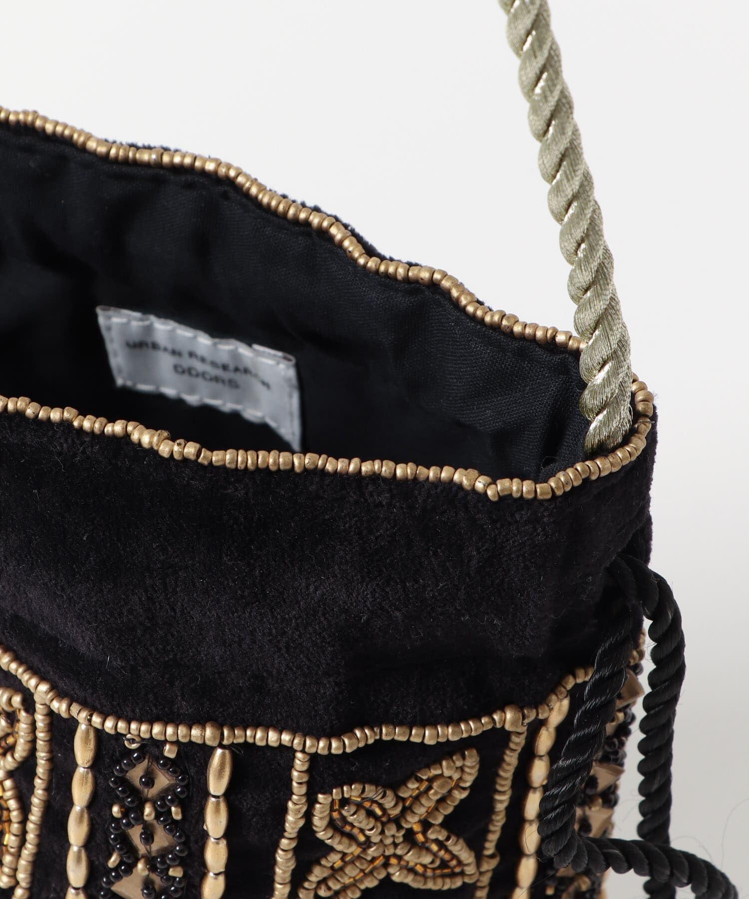 URBAN RESEARCH DOORS「インドビーズ巾着バッグ」|ショルダー・メッセンジャー|