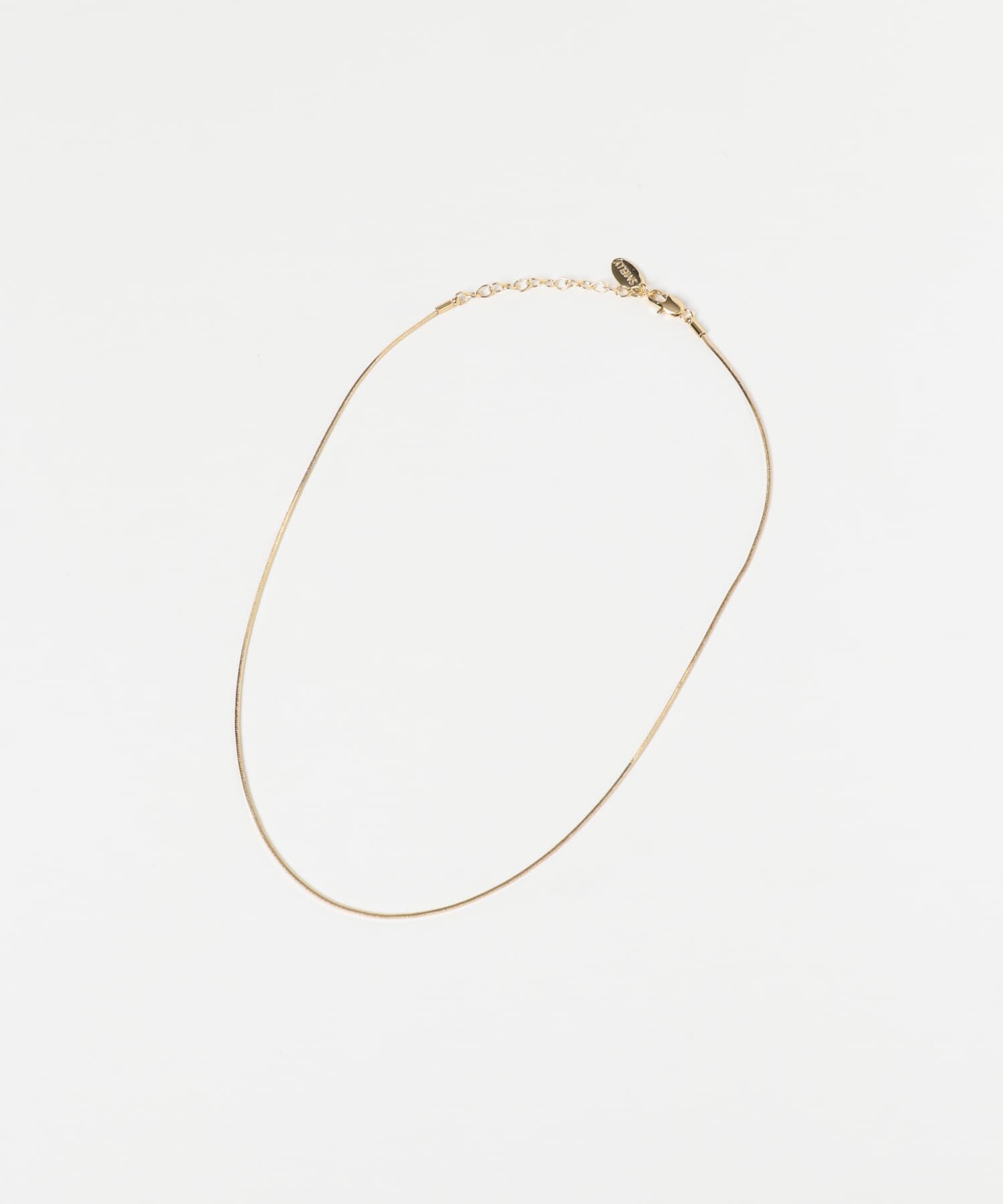 SMELLY「シンプルスネークチェーンネックレス」|ネックレス|