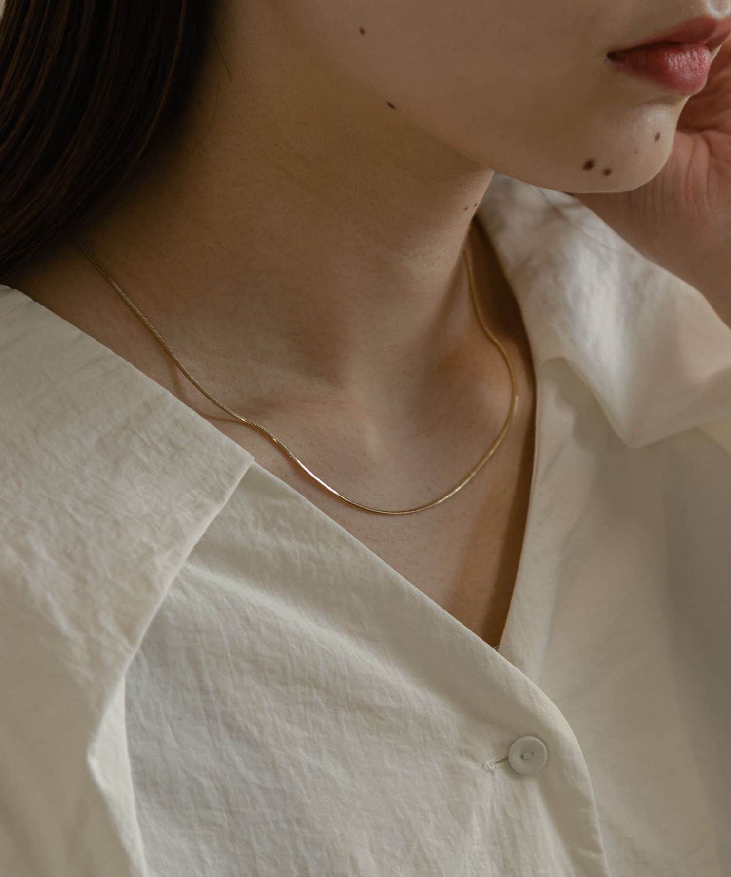 SMELLY「シンプルスネークチェーンネックレス」|ネックレス|