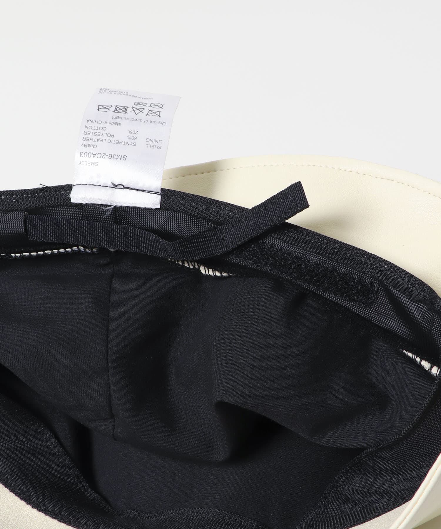 SMELLY「フロントラインフェイクレザーハット」|ハット|