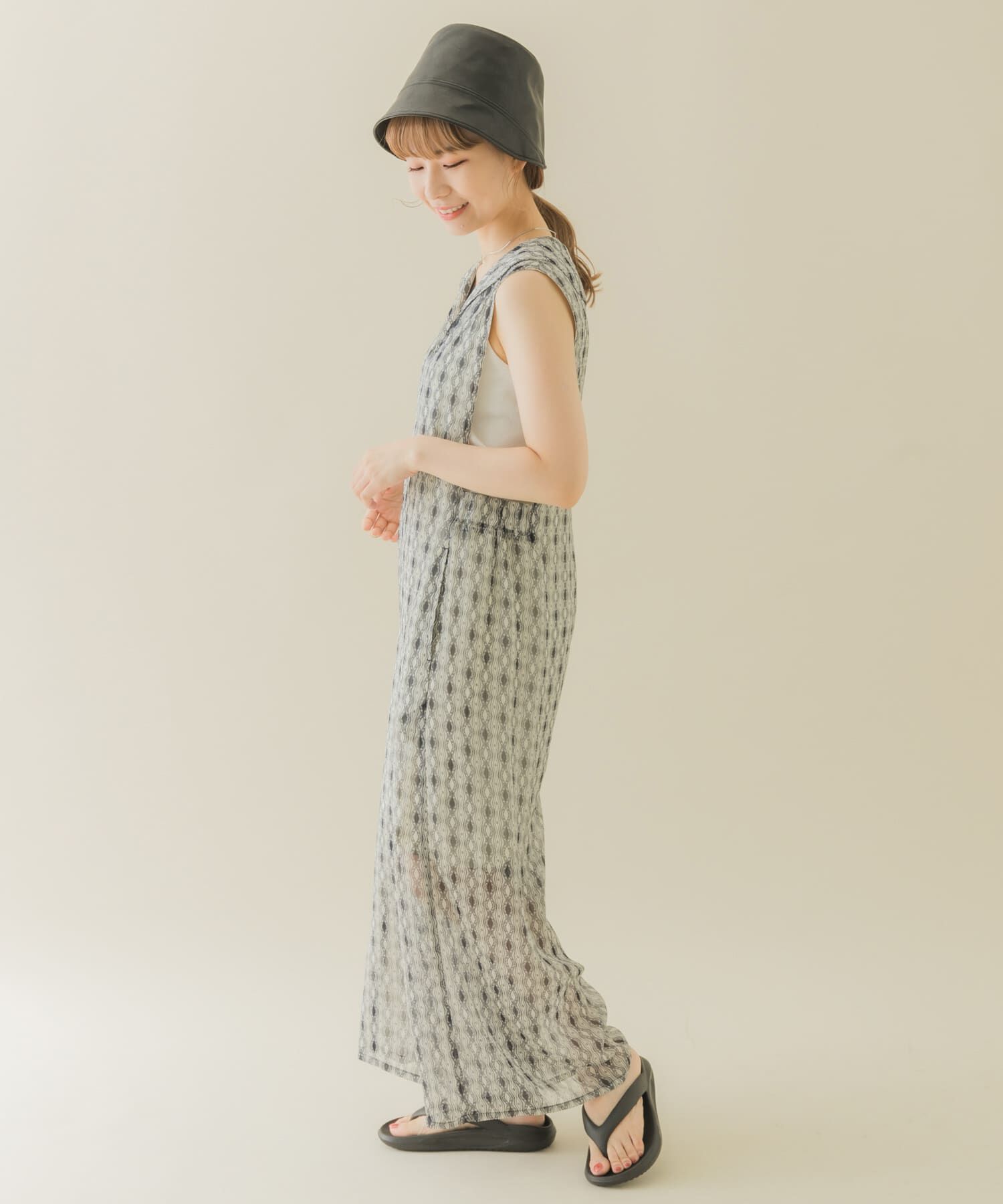 SMELLY「フロントラインフェイクレザーハット」|ハット|