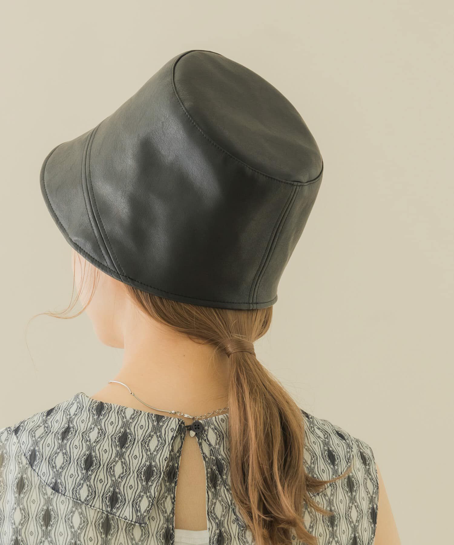 SMELLY「フロントラインフェイクレザーハット」|ハット|