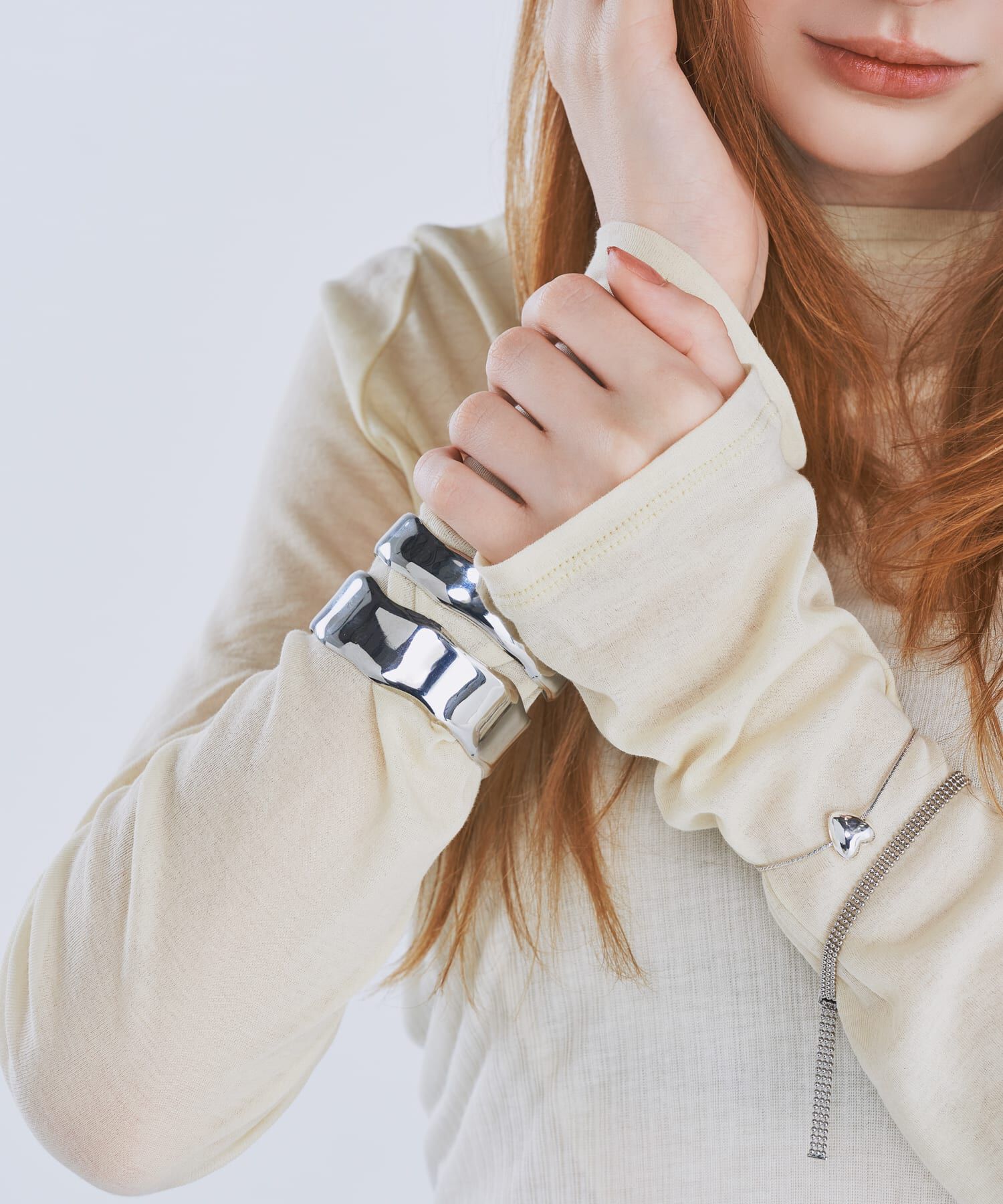 SMELLY「ボリュームメタルバングル」|ブレスレット・バングル|