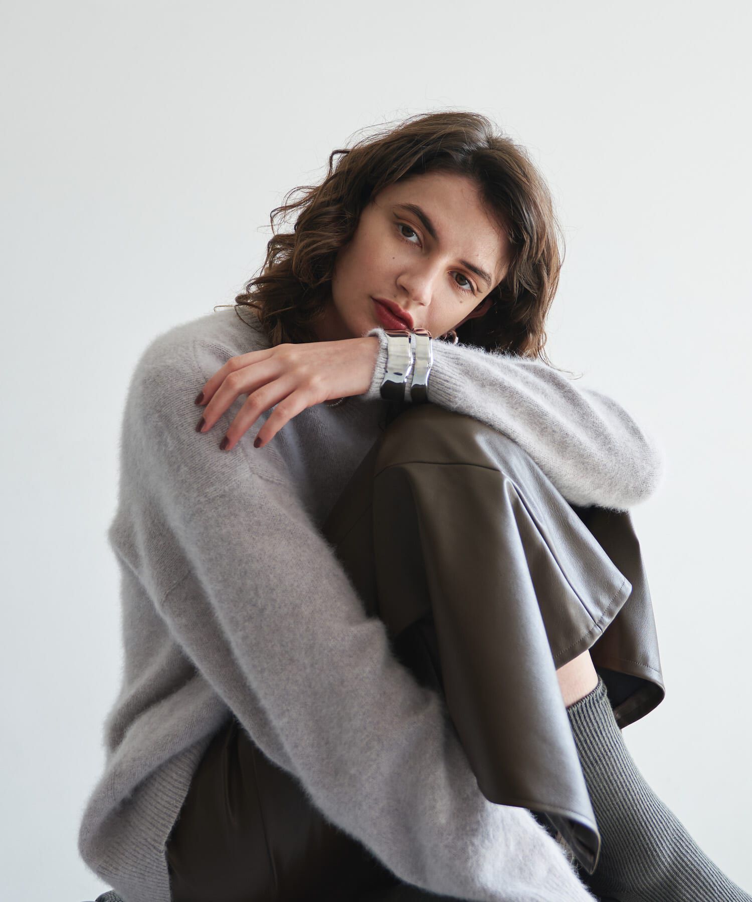 SMELLY「ボリュームメタルバングル」|ブレスレット・バングル|