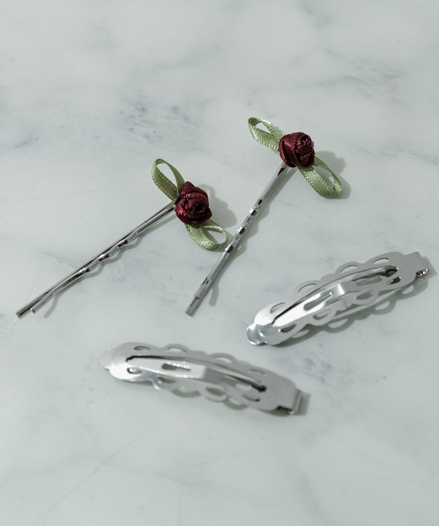 SMELLY「ローズメタル4セットピン」|その他|シルバー系その他