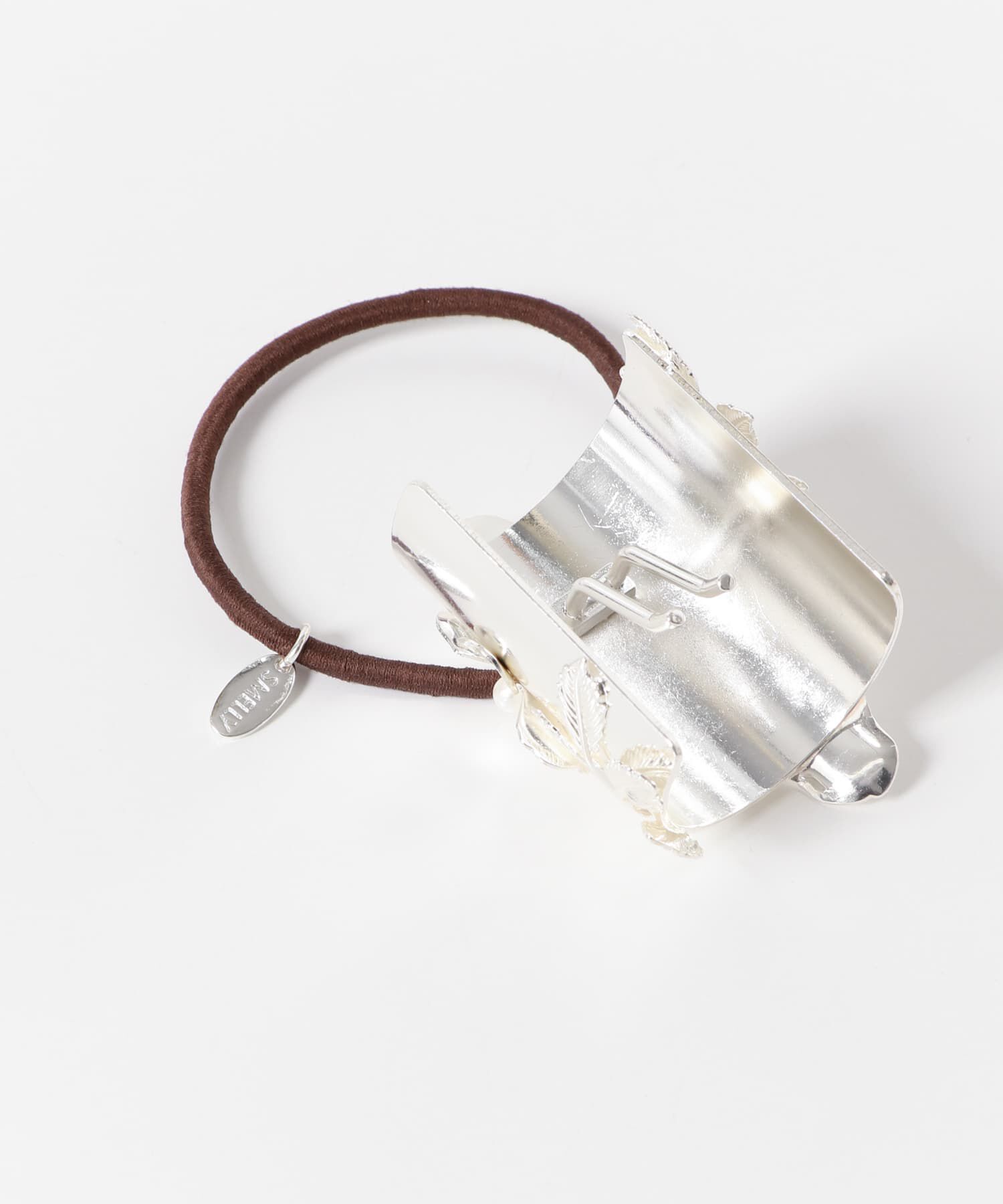 SMELLY「メタルフラワーヘアカフ」|ヘアゴム・シュシュ|