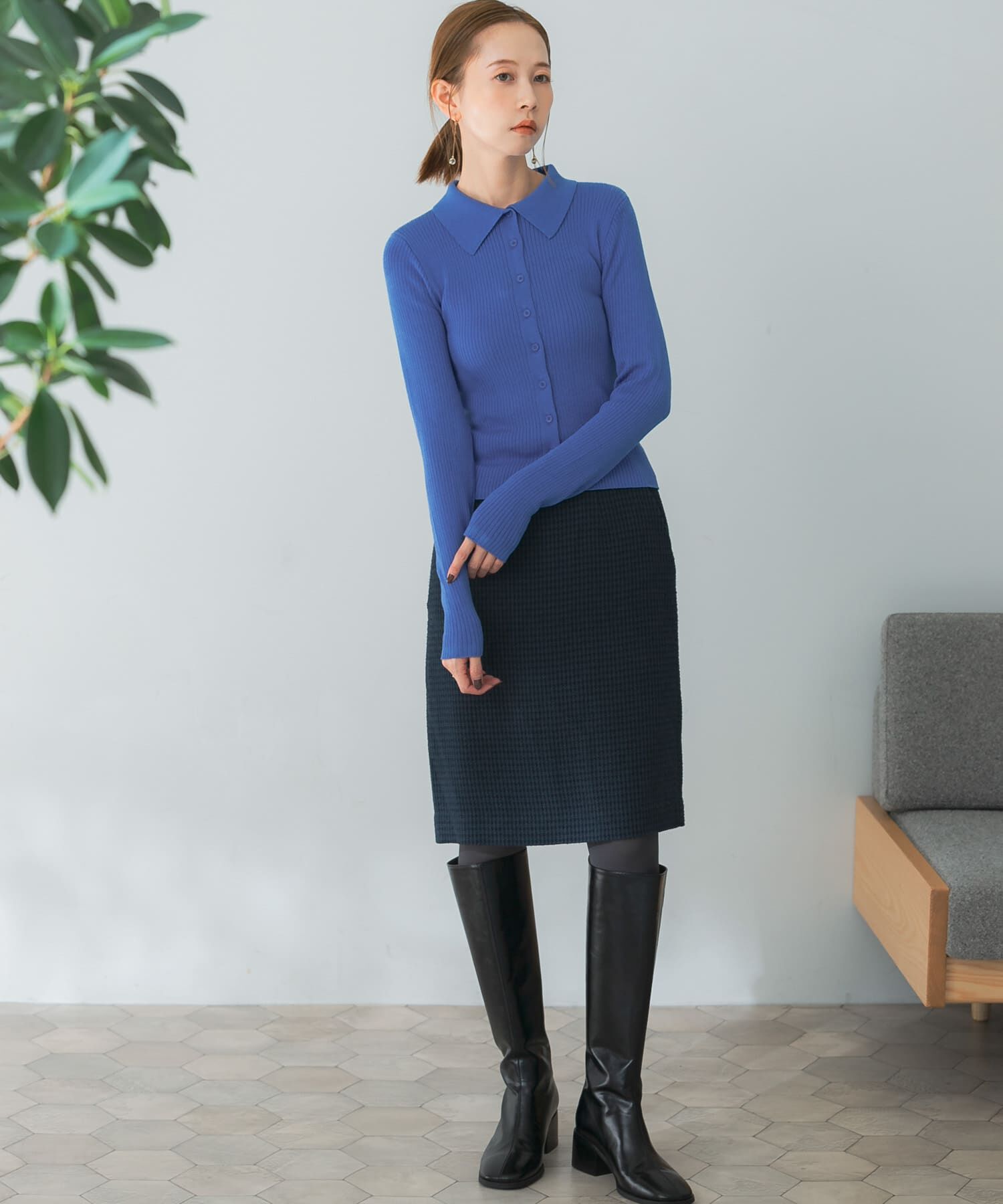 URBAN RESEARCH ROSSO「ROLLA&rsquo;S　CAROLINE KNIT LONG-SLEEVE TOP」|ニット・セーター|