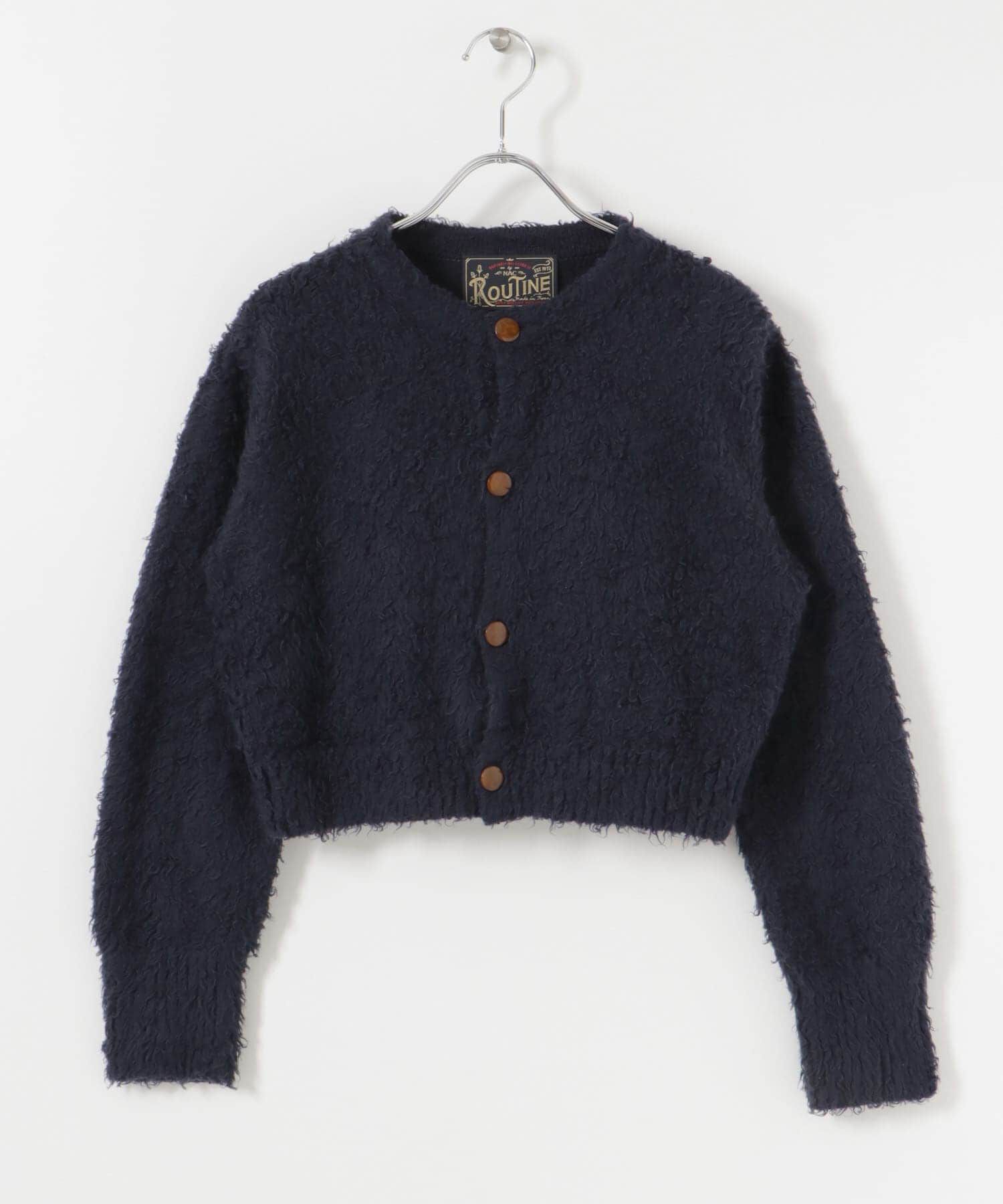 URBAN RESEARCH「『別注』ROUTINE&times;URBAN RESEARCH　カーディガン」|カーディガン|ネイビー