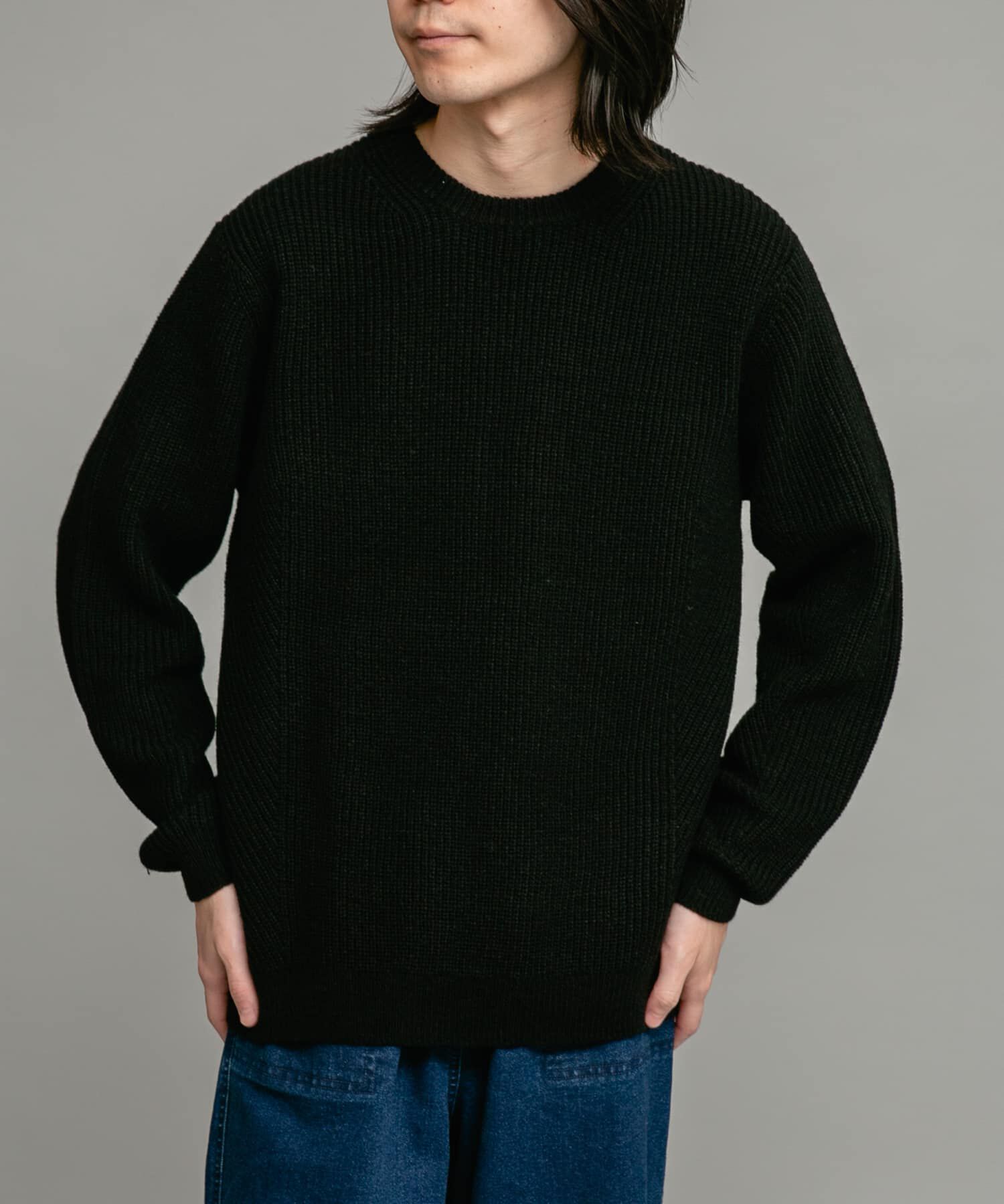 Sonny Label 「ウォッシャブルウール混ニットプルオーバー」|ニット・セーター|