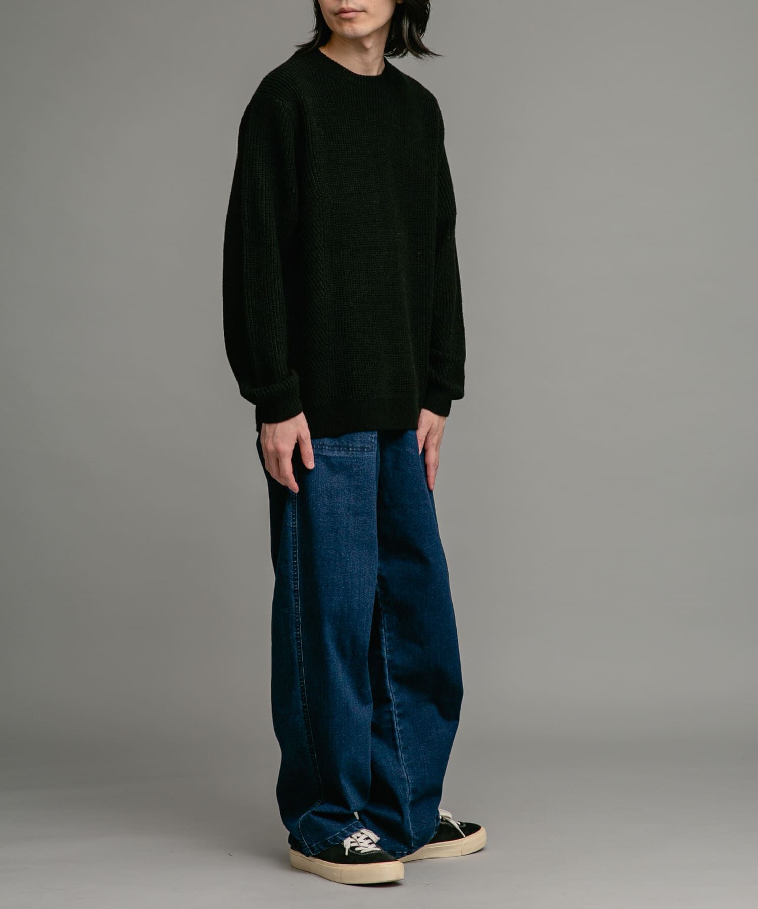 Sonny Label 「ウォッシャブルウール混ニットプルオーバー」|ニット・セーター|