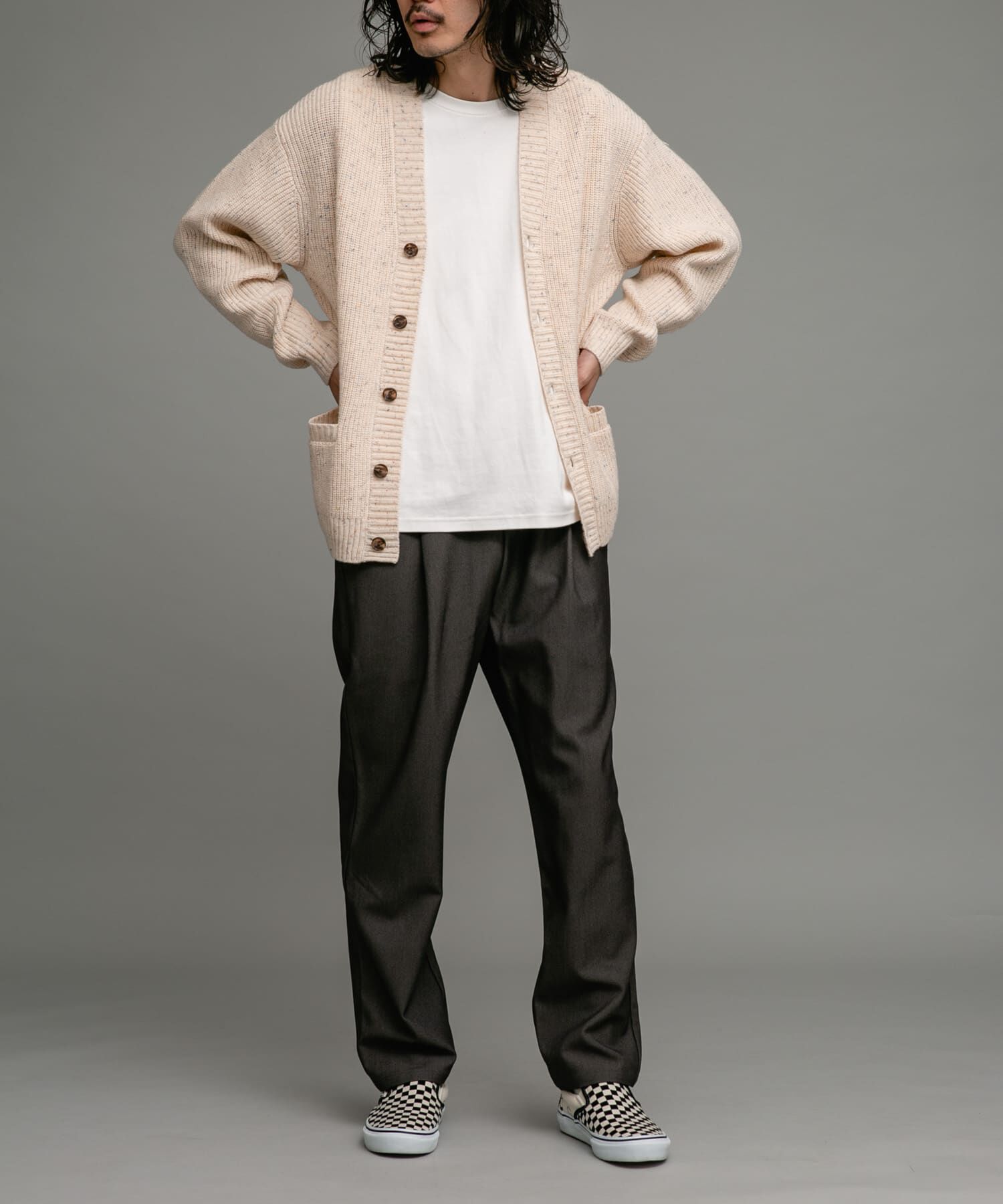 Sonny Label 「ウォッシャブルウール混ネップカーディガン」|カーディガン|