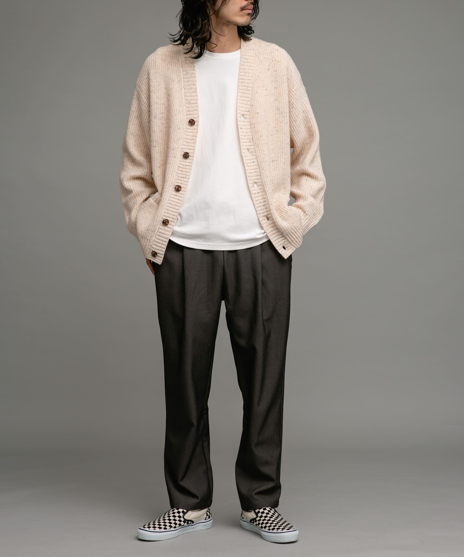 Sonny Label 「ウォッシャブルウール混ネップカーディガン」|カーディガン|