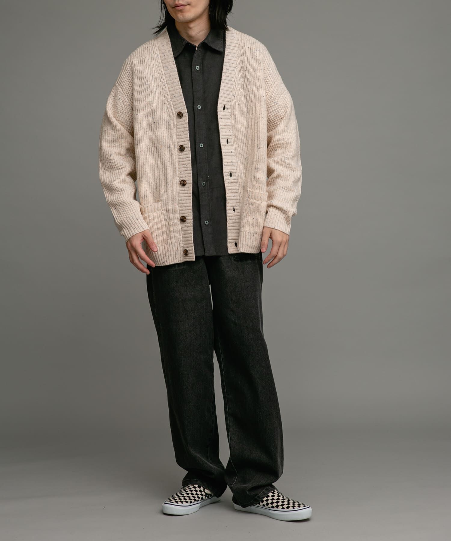 Sonny Label 「ウォッシャブルウール混ネップカーディガン」|カーディガン|