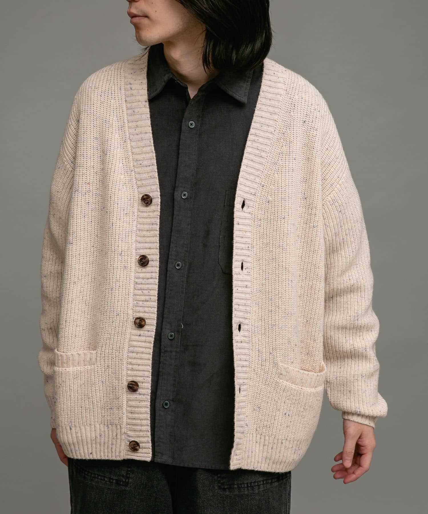 Sonny Label 「ウォッシャブルウール混ネップカーディガン」|カーディガン|