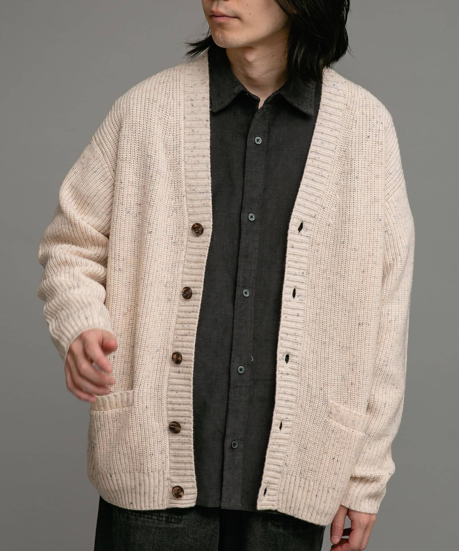 Sonny Label 「ウォッシャブルウール混ネップカーディガン」|カーディガン|