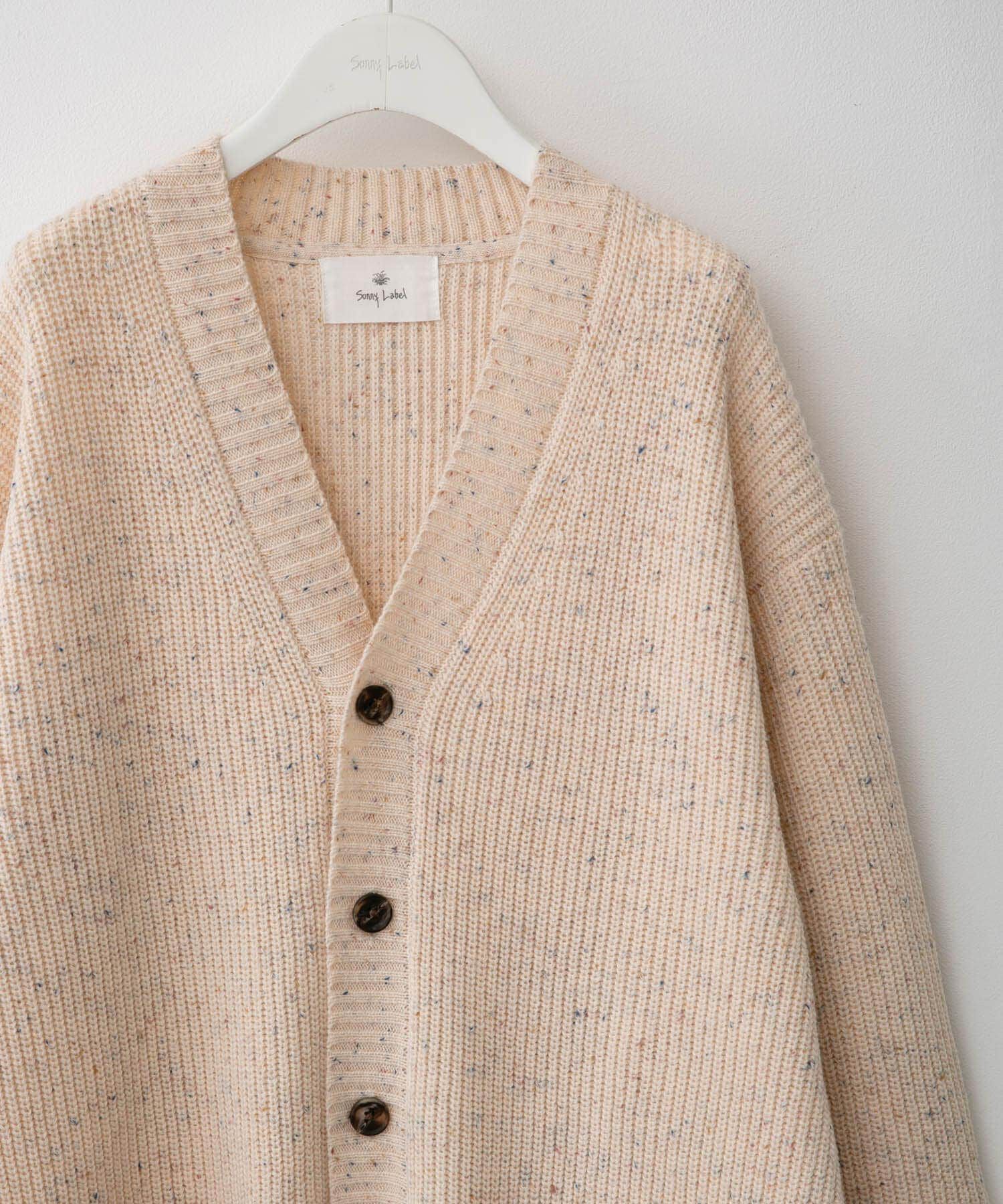 Sonny Label 「ウォッシャブルウール混ネップカーディガン」|カーディガン|