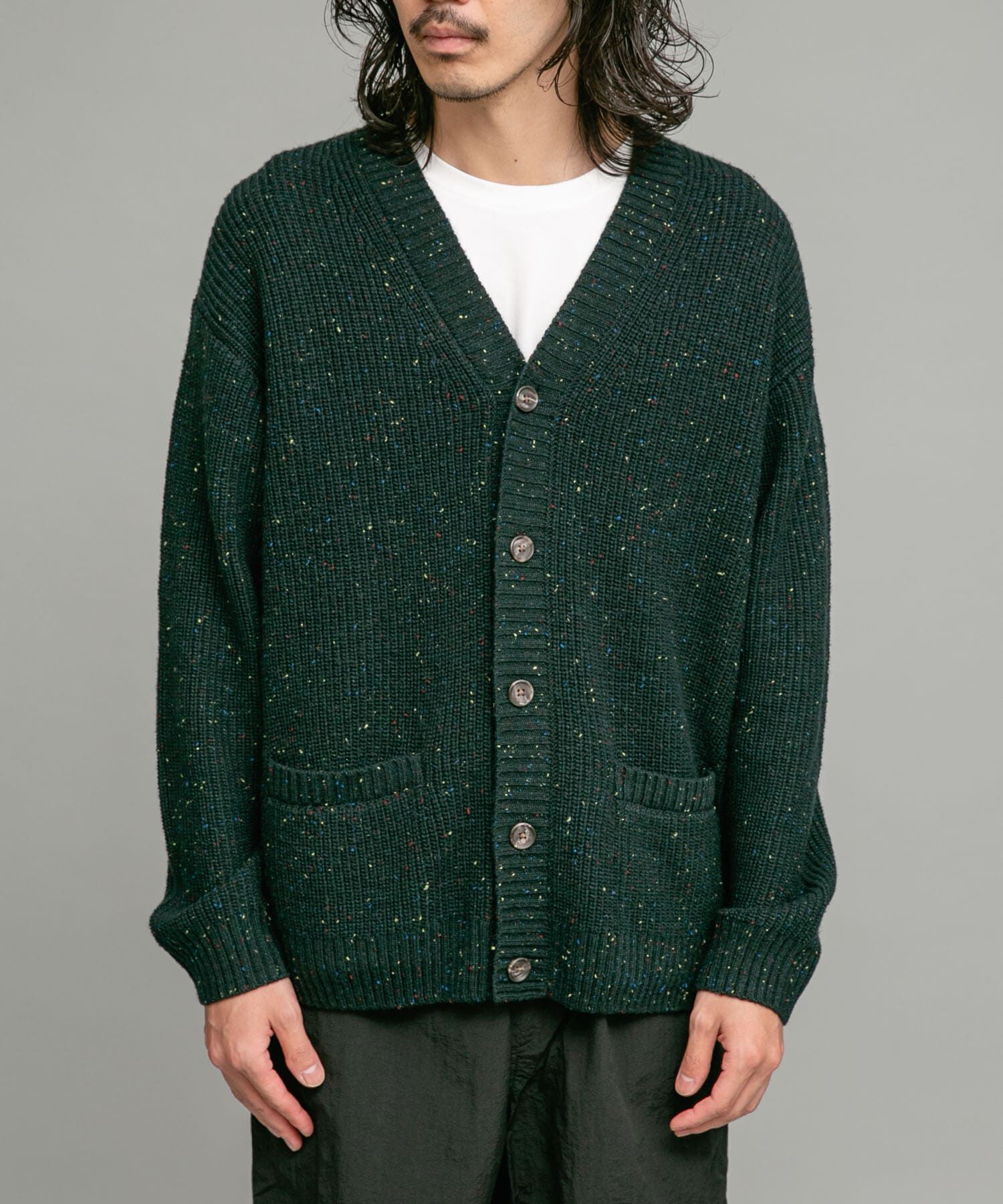 Sonny Label 「ウォッシャブルウール混ネップカーディガン」|カーディガン|