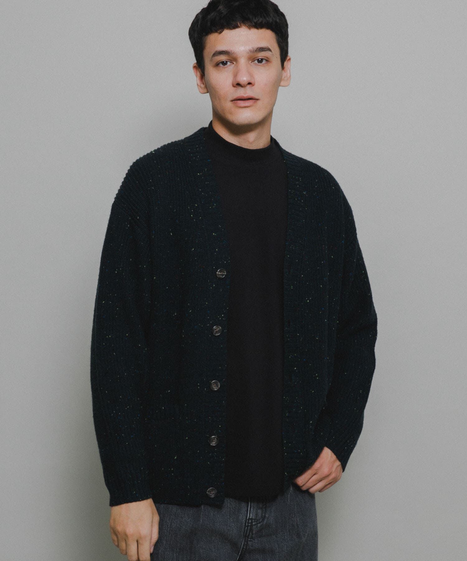 Sonny Label 「ウォッシャブルウール混ネップカーディガン」|カーディガン|