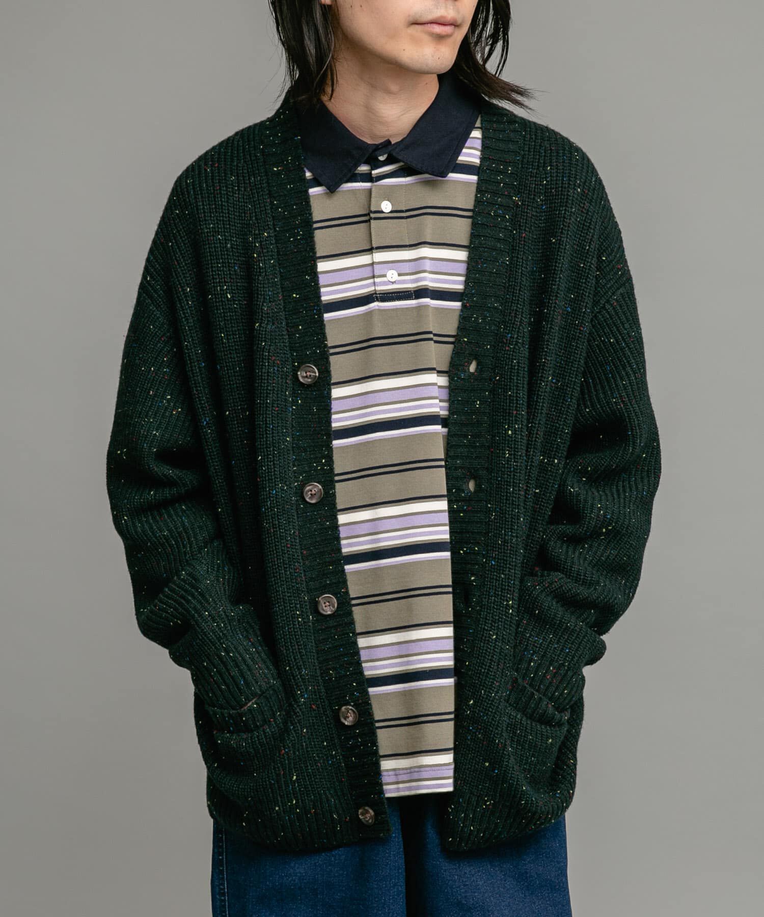 Sonny Label 「ウォッシャブルウール混ネップカーディガン」|カーディガン|