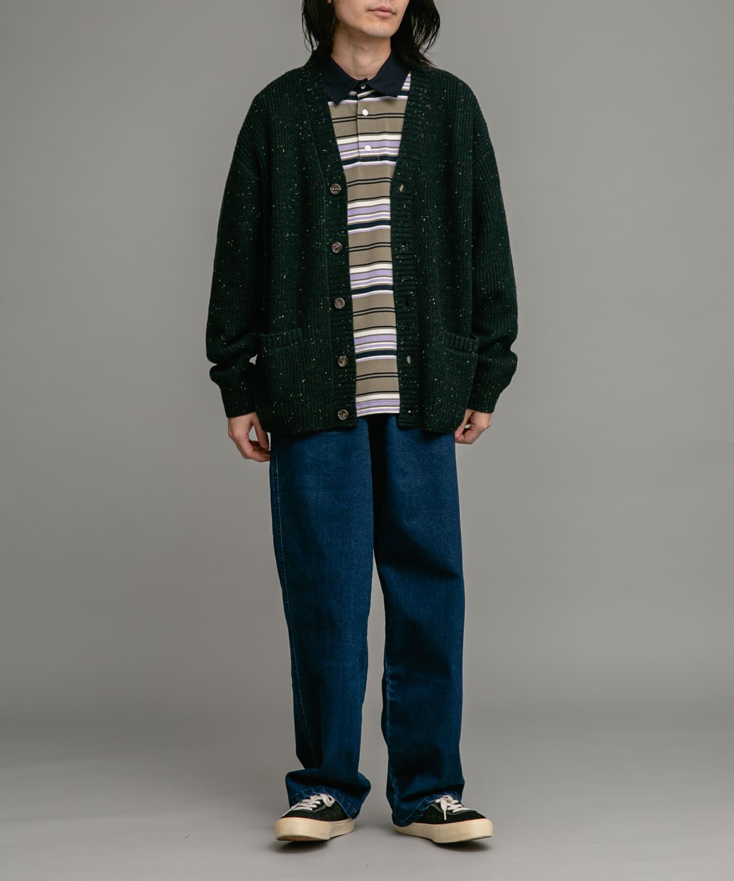 Sonny Label 「ウォッシャブルウール混ネップカーディガン」|カーディガン|